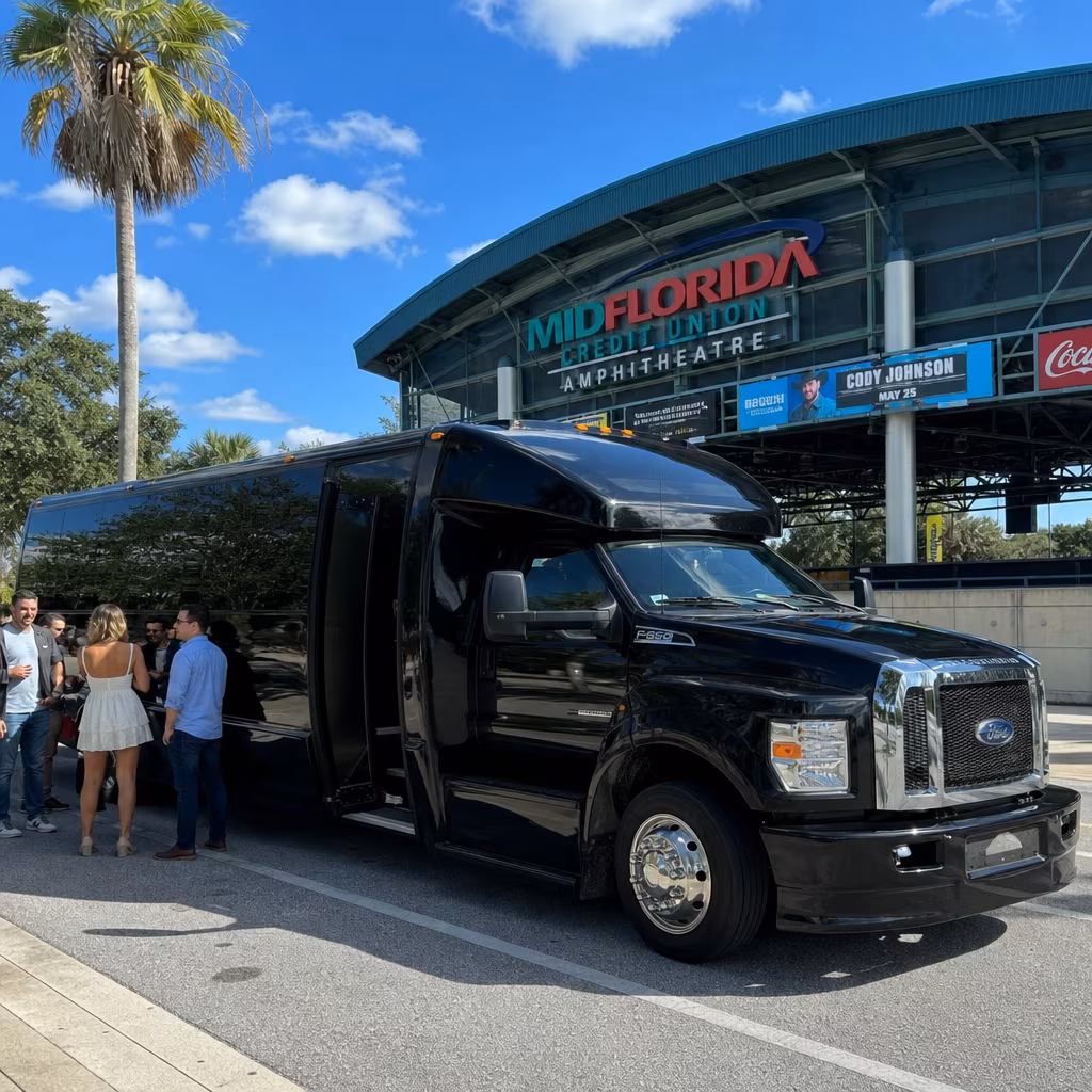 Rent a Bus to MidFlorida Credit Union Amphitheatre