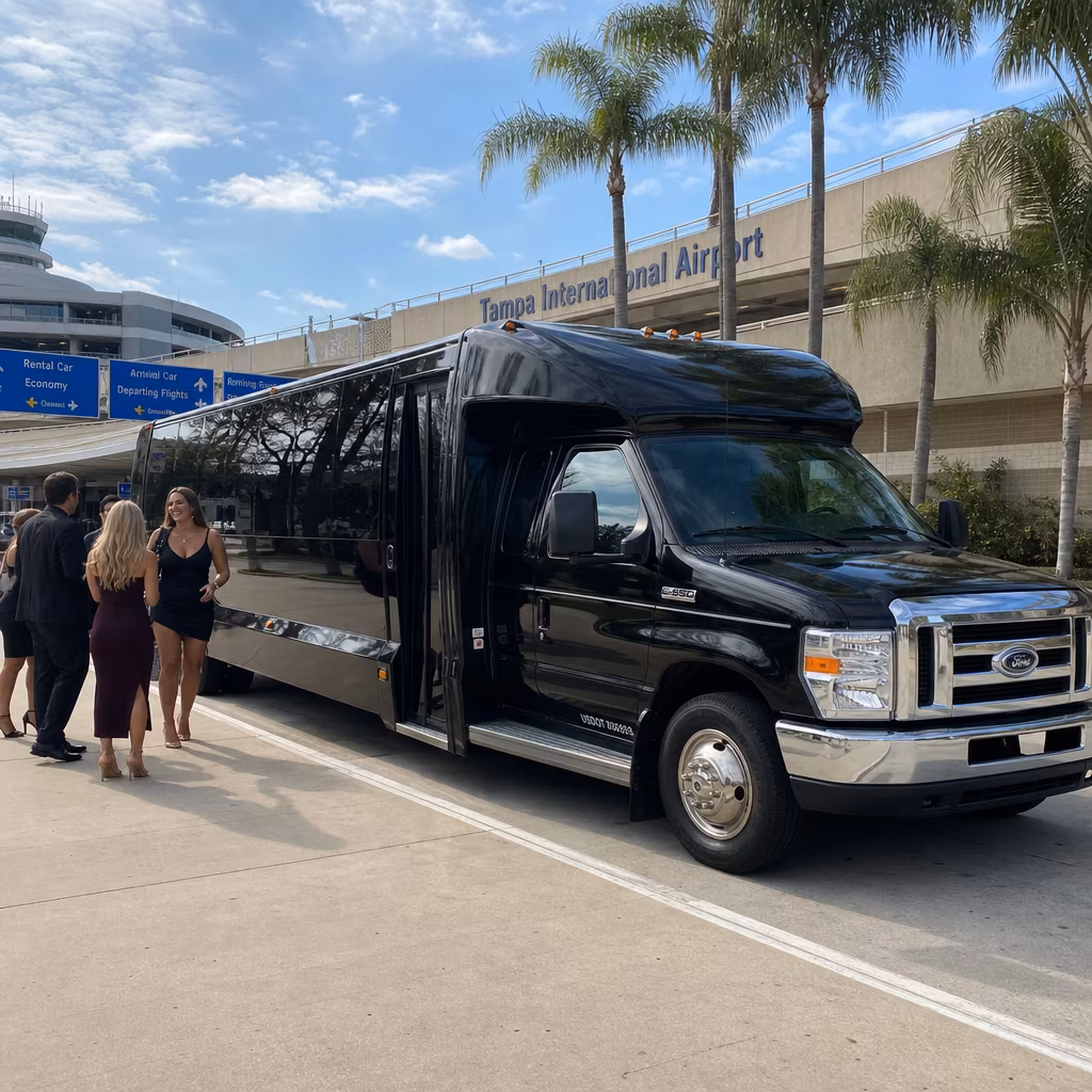 Rent a Bus to Tampa International Airport (TPA)