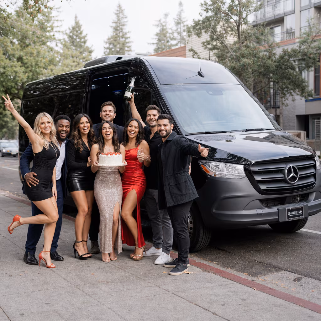 Birthday party bus
