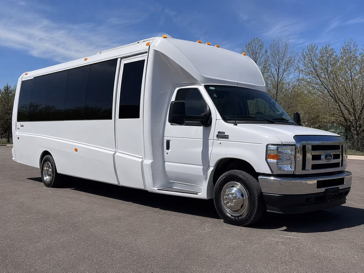 Interior of a party bus rental serving Tampa