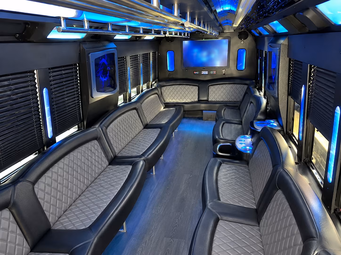 Tampa Bachelor & Bachelorette Transportation onboard seating