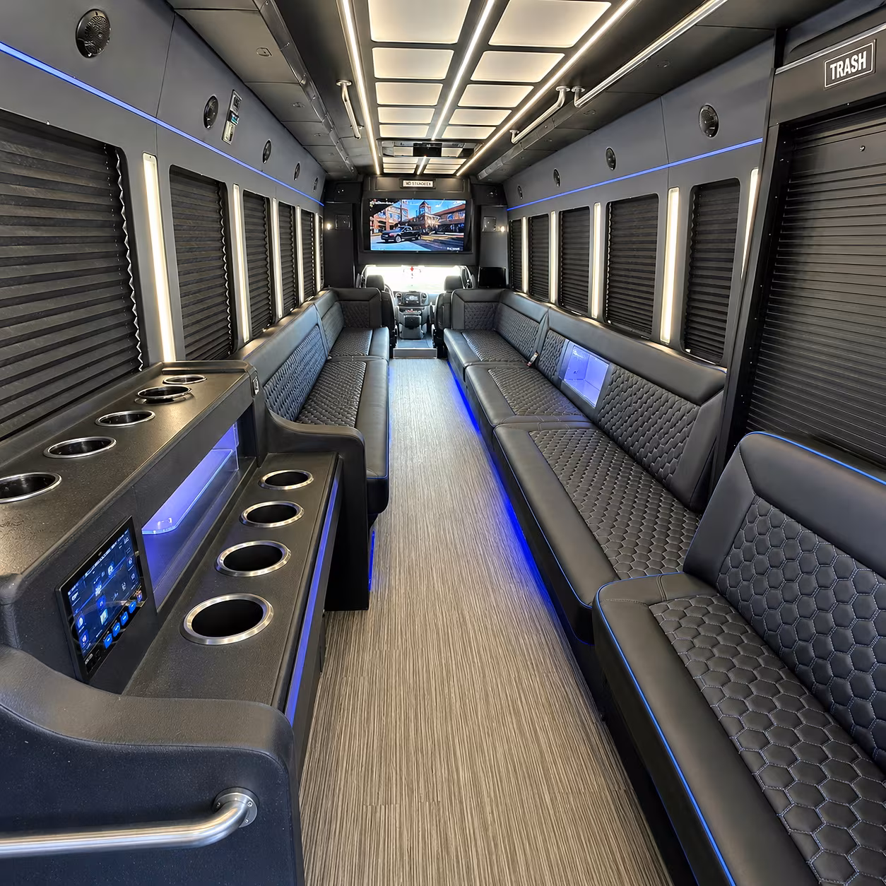 Tampa Concert & Music Festival Transportation onboard seating