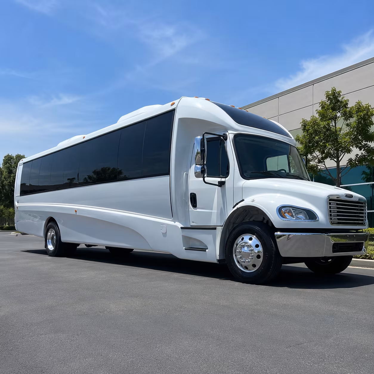 Tampa Corporate Transportation party bus exterior