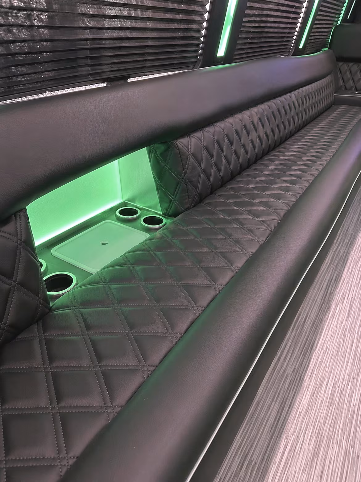 Tampa Prom & Homecoming Transportation party bus interior