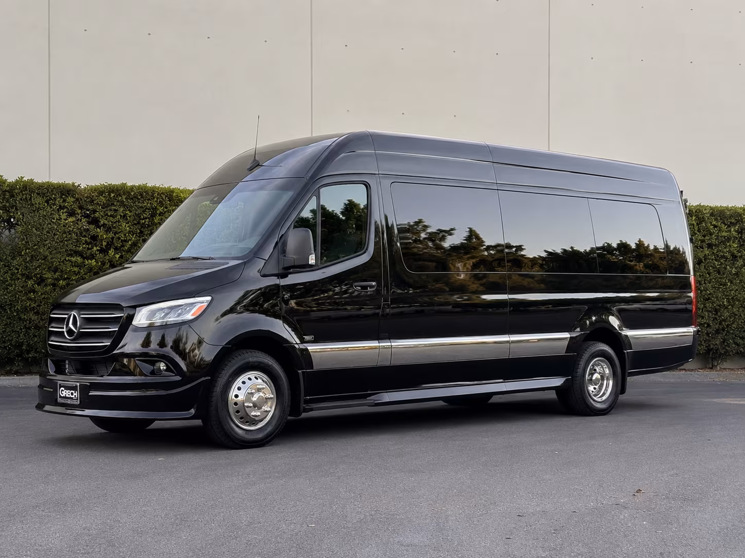 Tampa School Event Transportation party bus exterior