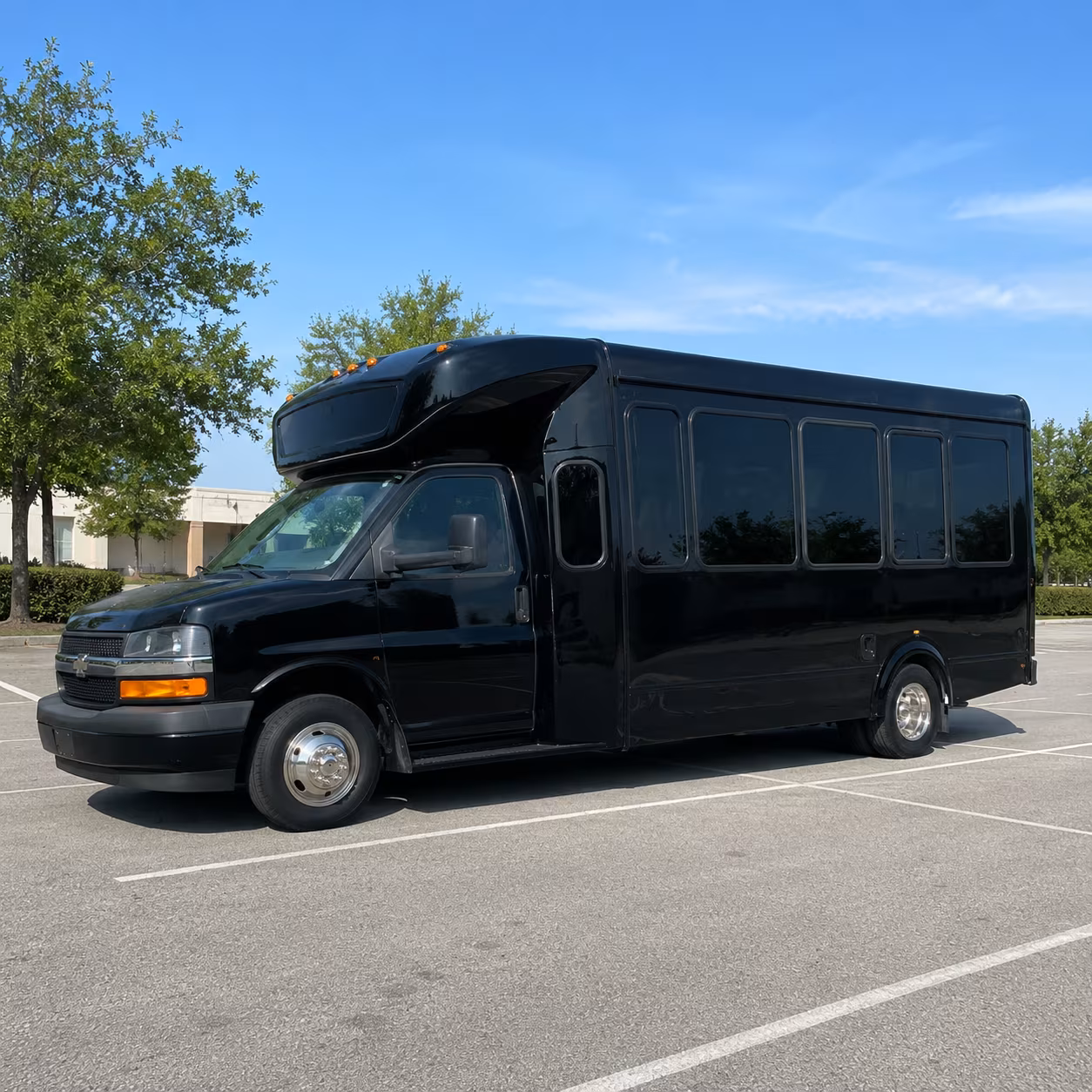 Tampa Sporting Event Transportation party bus exterior
