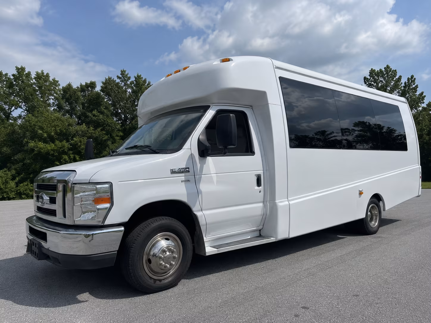 Tampa Wedding Transportation party bus exterior