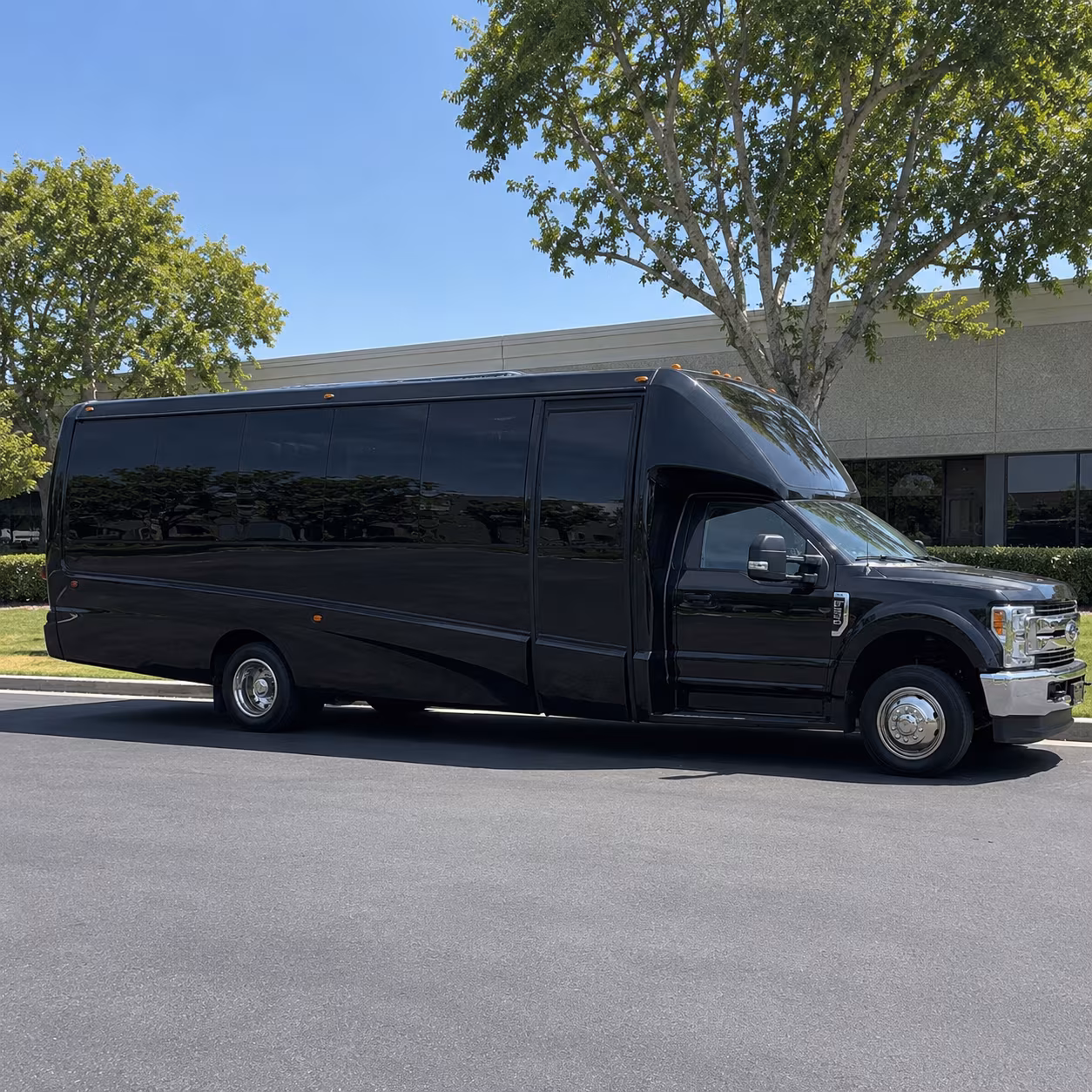 Tampa Wedding Transportation party bus exterior