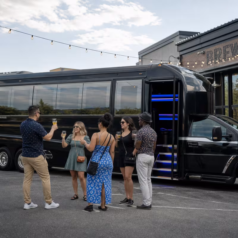 Tampa Winery & Brewery Tour Transportation fleet vehicle